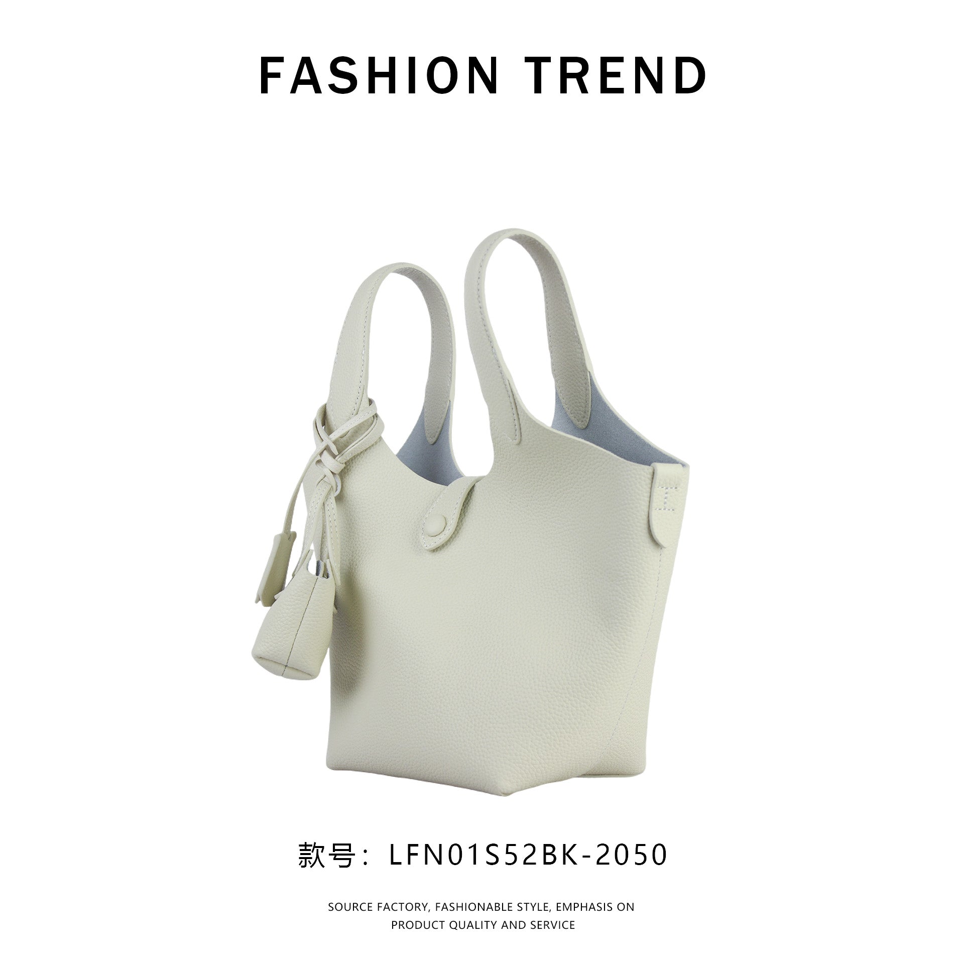 【$129.99】NiceBags new spring and summer bucket bag cowhide