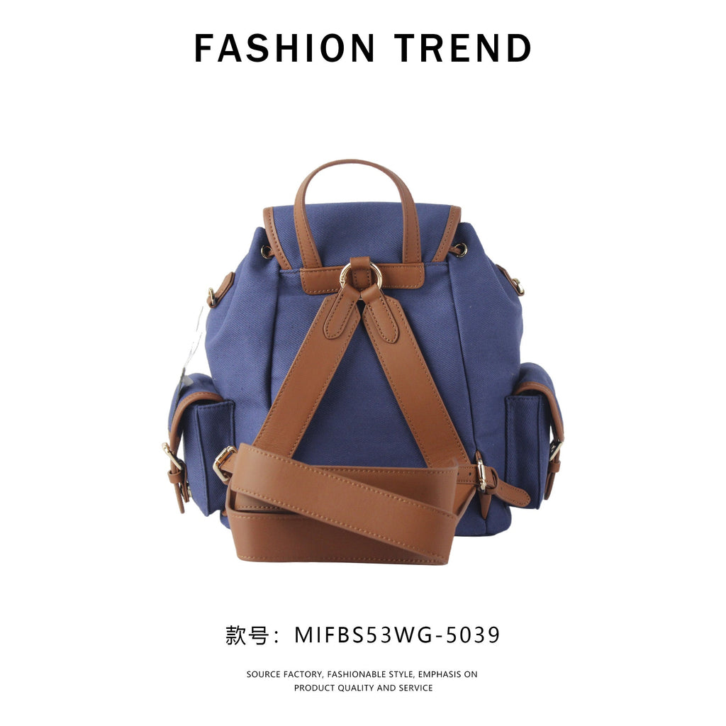 【$159.99】NiceBags retro college style backpack functional niche design bag
