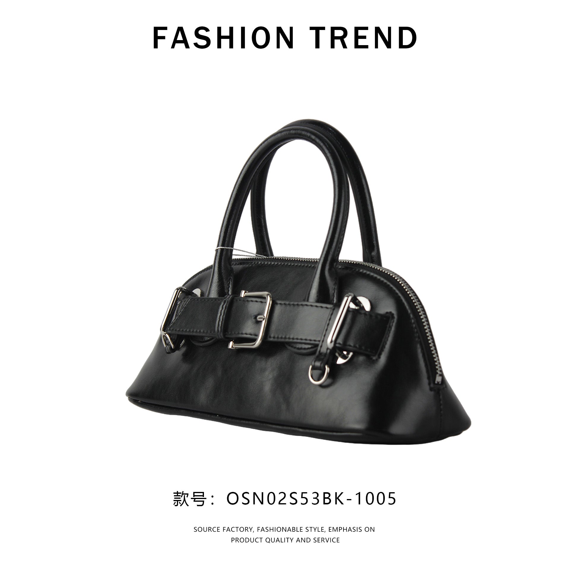 【$99.99】NiceBags2025 spring and summer new niche shell bag shoulder bag genuine leather handbag